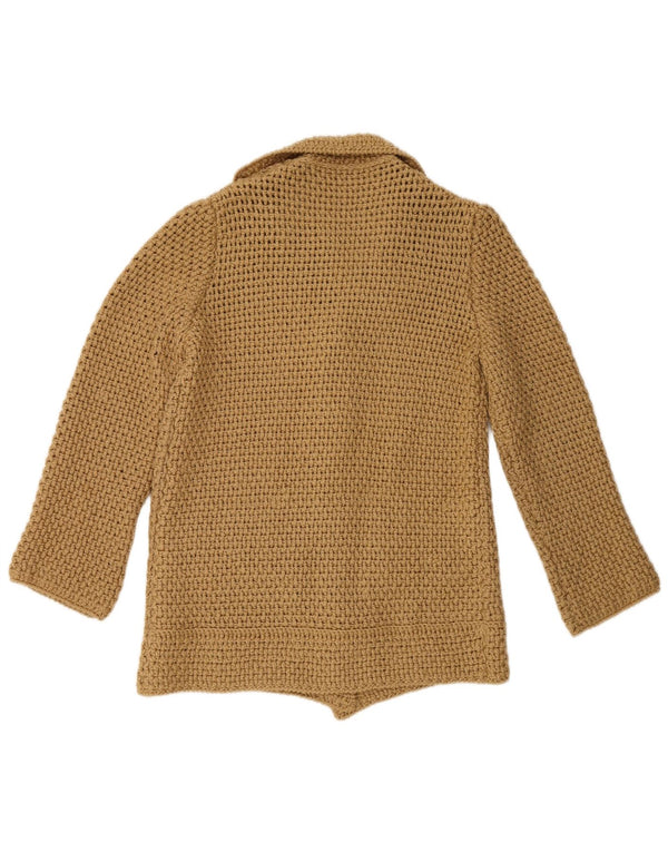 Pulover Cardigan Vintage pentru Damă UK 16 Mare Bej