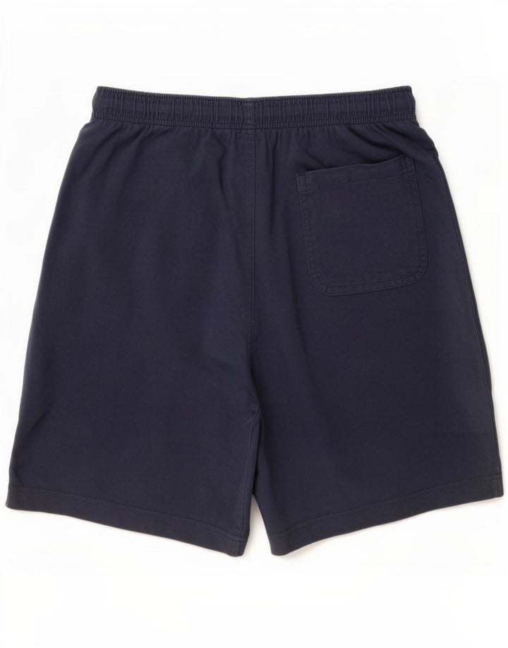 Pantaloni scurți sport Nike pentru bărbați, bumbac mediu, albastru bleumarin
