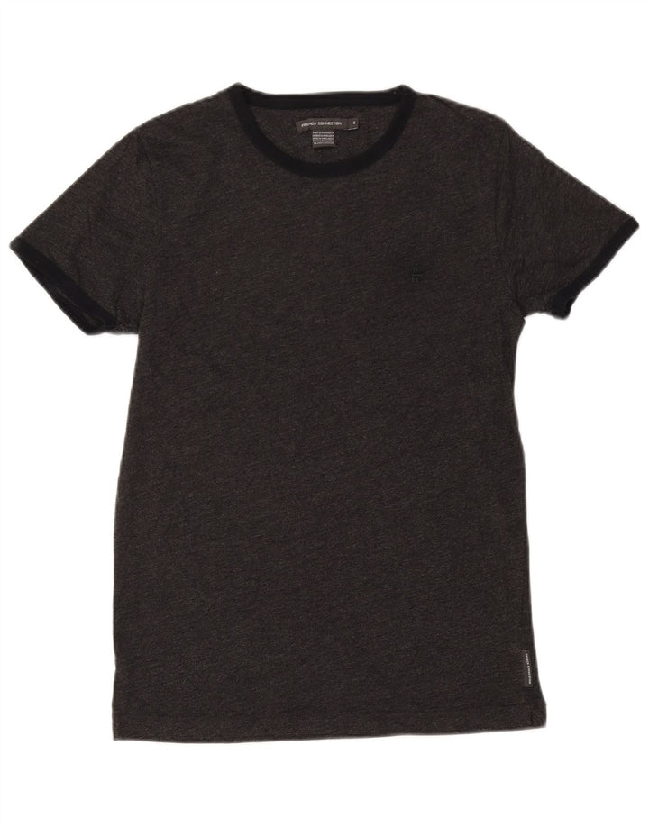 Tricou pentru bărbați French Connection Top mic, gri, bumbac