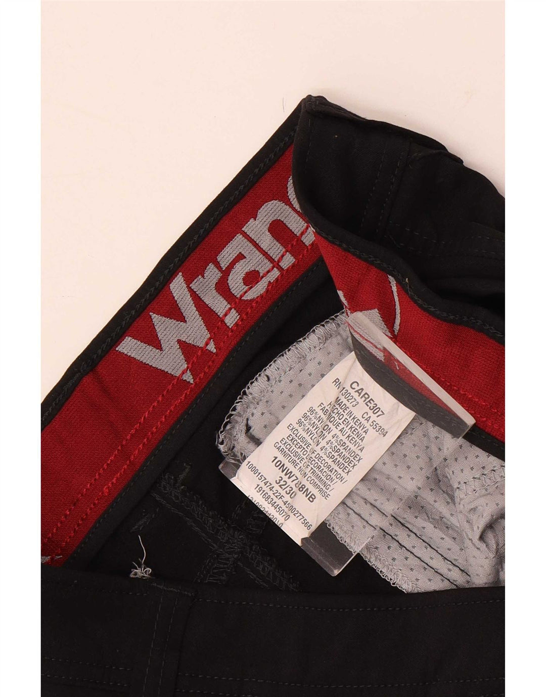 Pantaloni cargo subțiri pentru bărbați Wrangler W32 L30 Nylon negru