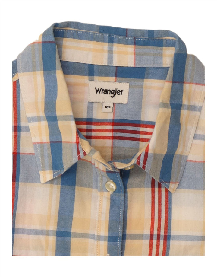 Cămașă Wrangler pentru femei UK 6 XS, bumbac cu carouri multicolore