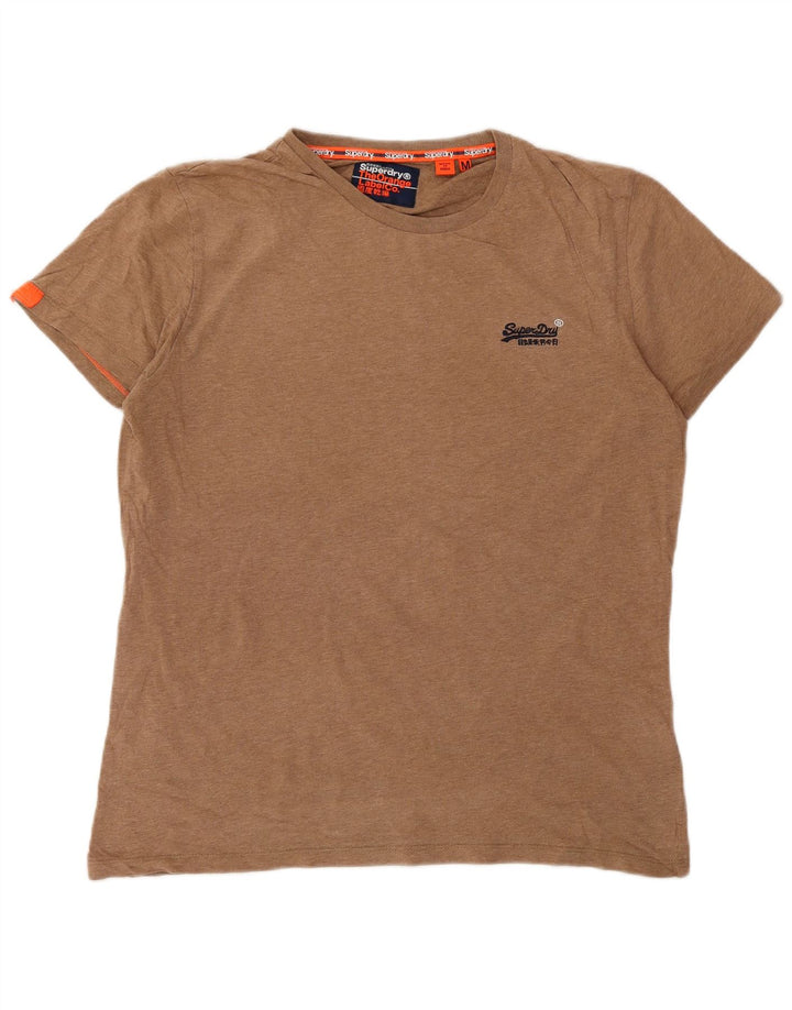 Tricou pentru bărbați Superdry Top din bumbac maro mediu
