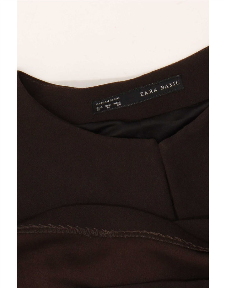 Rochie schimbătoare cu mânecă lungă pentru femei Zara UK 14 Medium Black