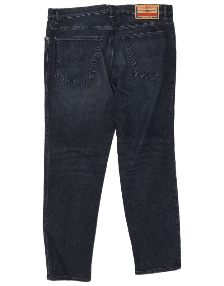 Blugi pentru bărbați DIESEL Slim W36 L32 Bumbac bleumarin