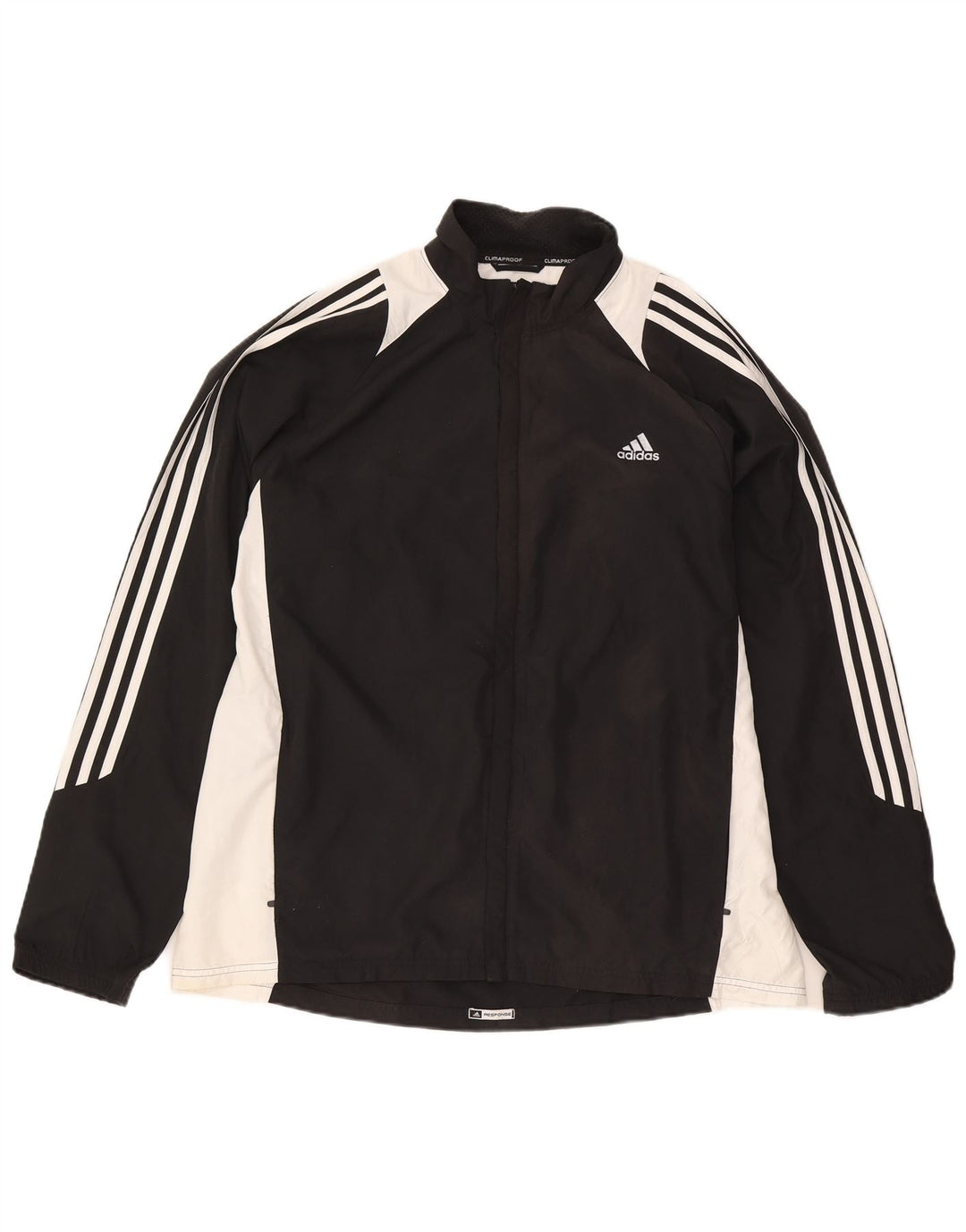 Jachetă de ploaie Adidas Clima 365 pentru bărbați UK 42 XL Poliester negru color bloc