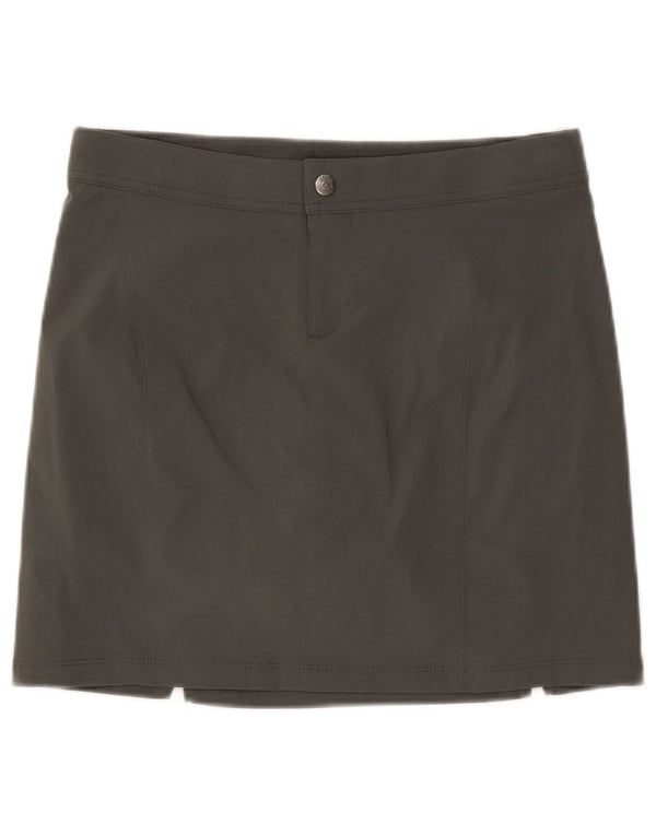 Fusta mini Columbia cu talie joasă pentru femei UK 8 Small W30 Nylon gri