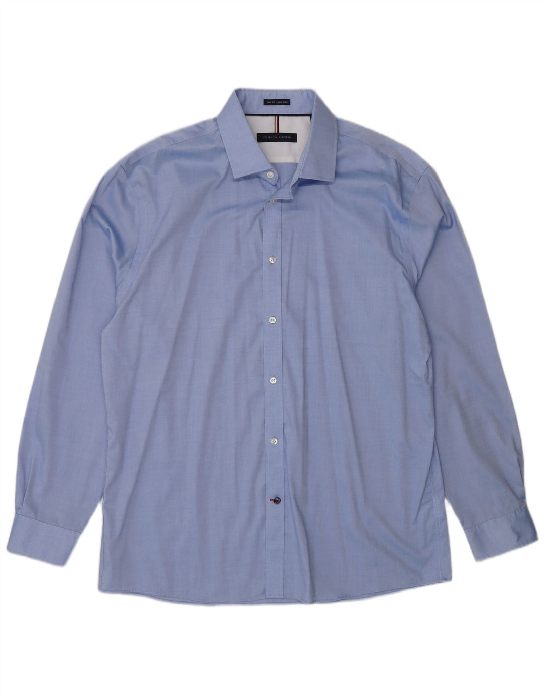 Cămașă pentru bărbați Tommy Hilfiger Slim Fit Mărimea 16 Mare Albastru