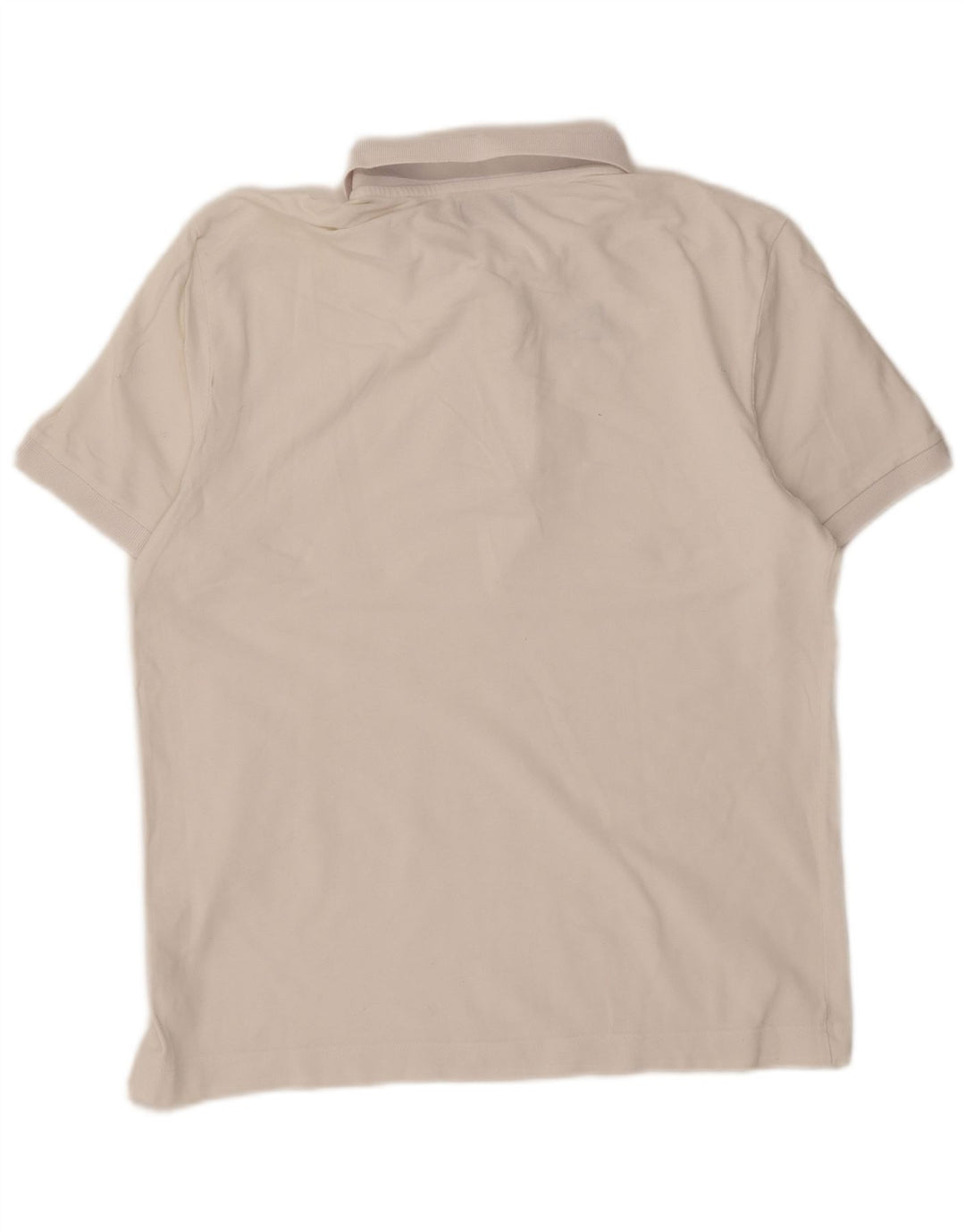 KAPPA Mens Polo Shirt Large White Cotton