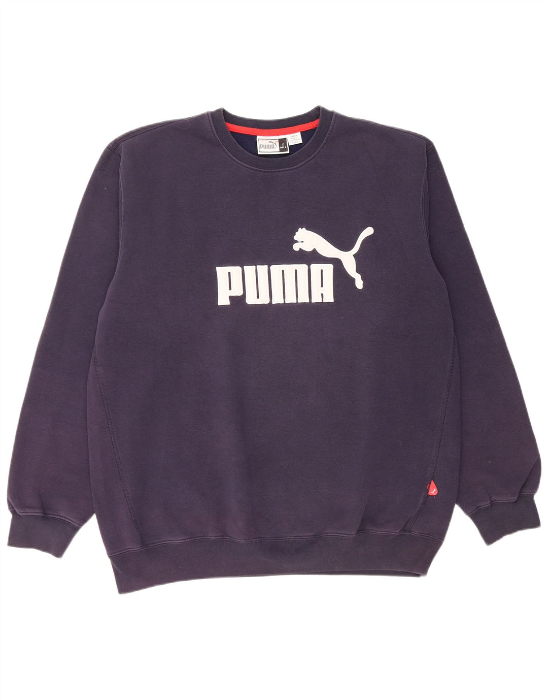 Hanorac grafic pentru bărbați Puma Pulover mare bleumarin