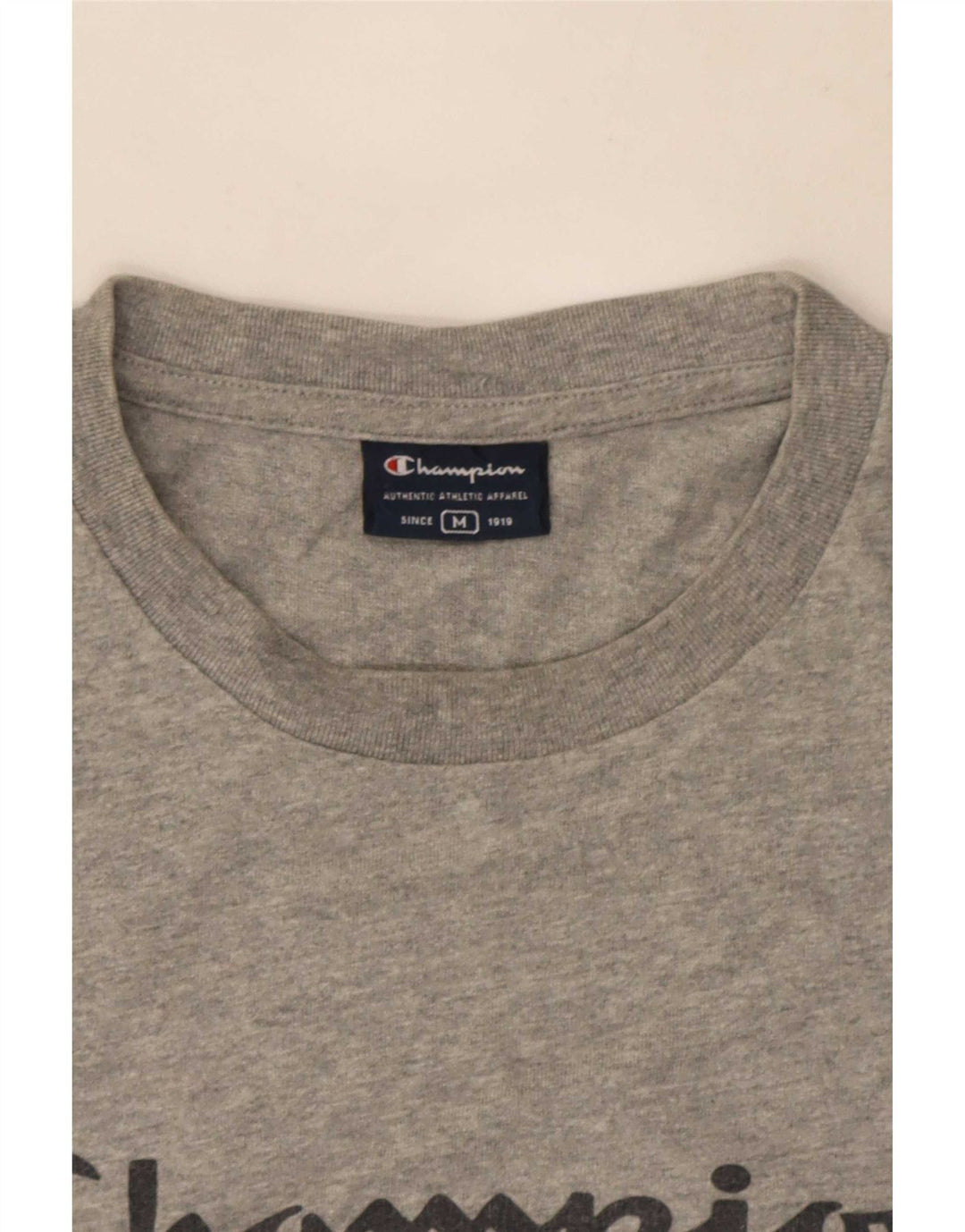 Tricou grafic pentru bărbați Champion Top Medium Gri
