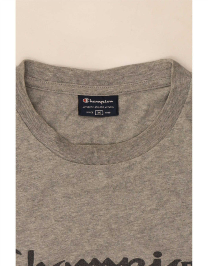 Tricou grafic pentru bărbați Champion Top Medium Gri
