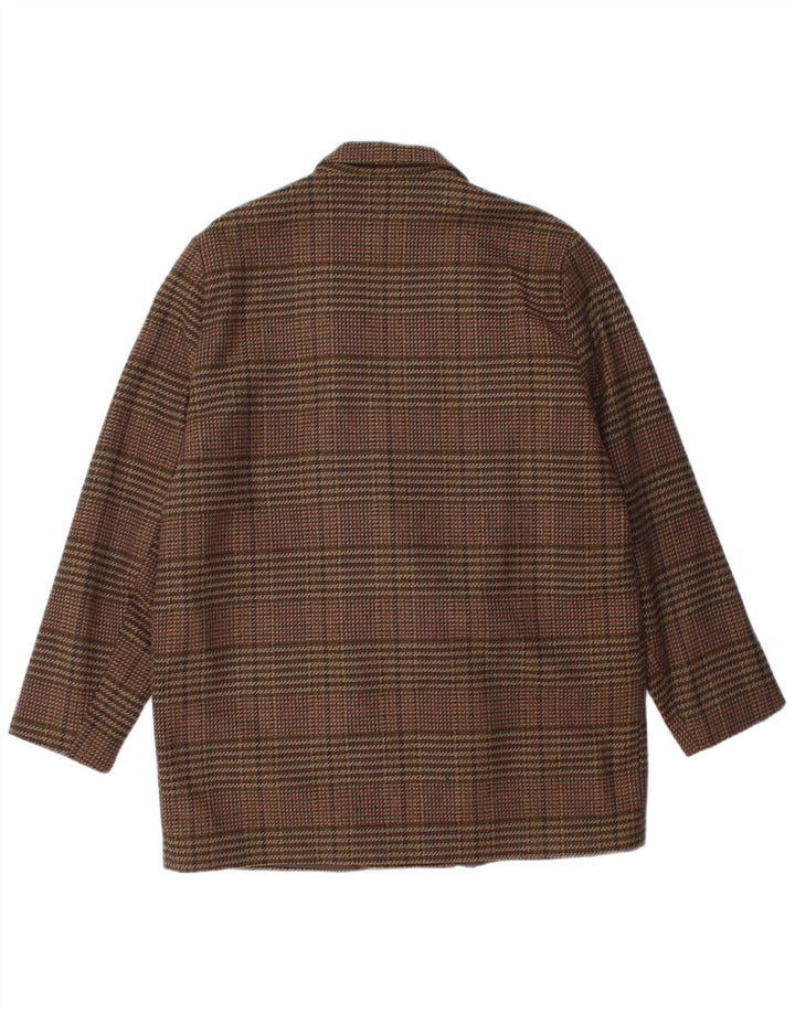 Jachetă blazer pentru femei ETAM cu două piepturi US 16 2XL, maro, acrilic