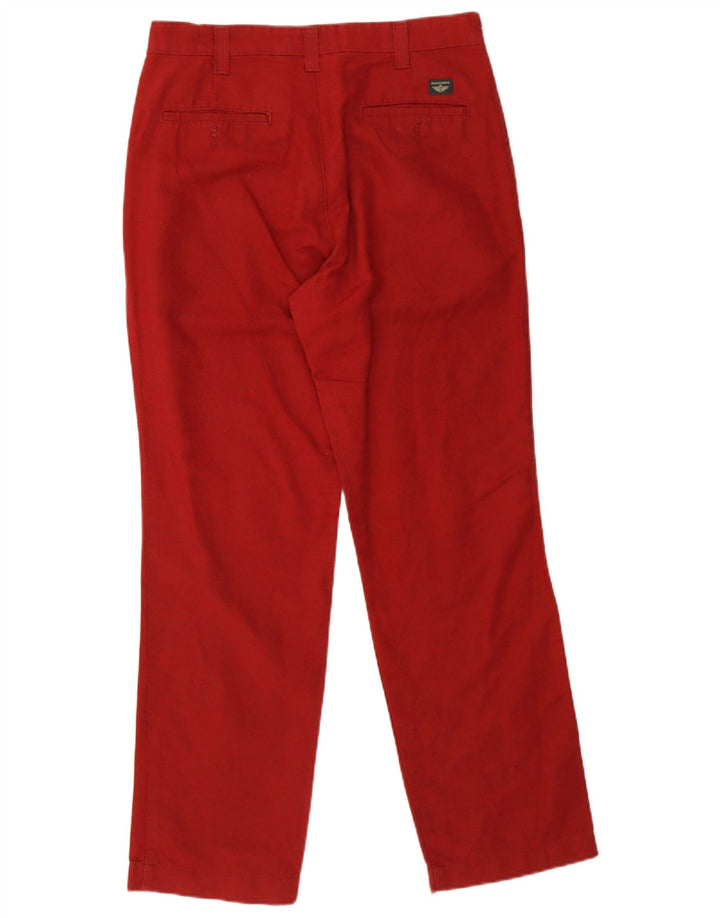 Pantaloni chino drepti pentru bărbați Dockers Khakis W33 L32 roșu