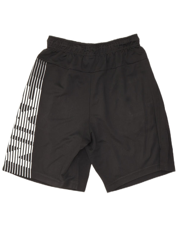 Pantaloni scurți sport Nike Dri Fit Graphic pentru bărbați, poliester cu dungi mici, negru