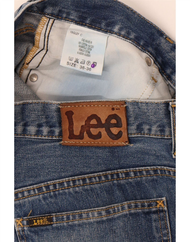 Blugi pentru bărbați Lee Denver Bootcut W36 L33, bumbac albastru