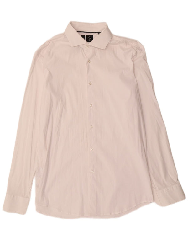 Cămașă pentru bărbați Hugo Boss Slim Fit Mărimea 44 17 1/2 XL Bumbac alb