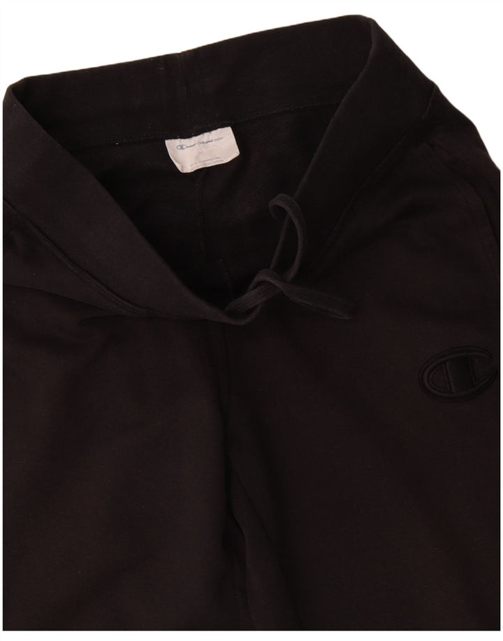 Pantaloni de trening pentru femei Champion Pantaloni de jogging Bumbac mediu negru