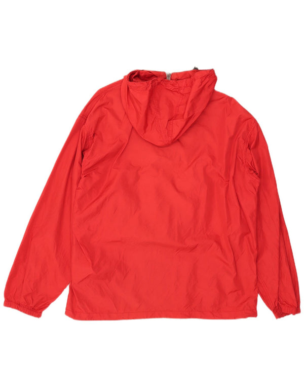 Jachetă Anorak cu glugă NAPAPIJRI Geographic Graphic pentru bărbați UK 38 Medium Red