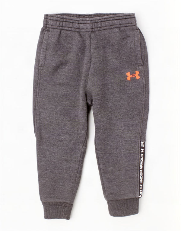 Pantaloni de trening Under Armour Baby Boys Graphic Joggers 12-18 Luni Gri