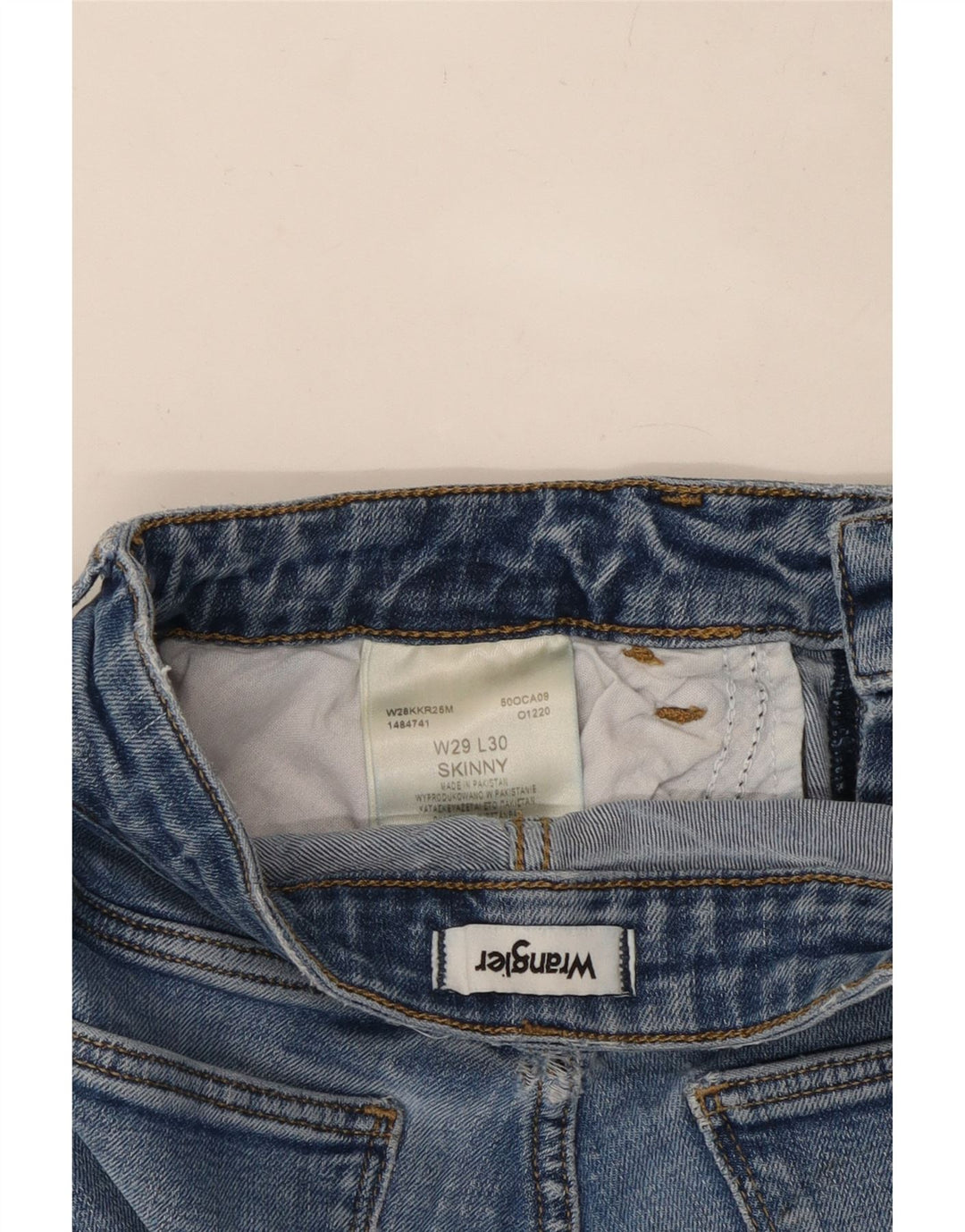 Blugi skinny WRANGLER pentru femei W29 L27 Bumbac albastru