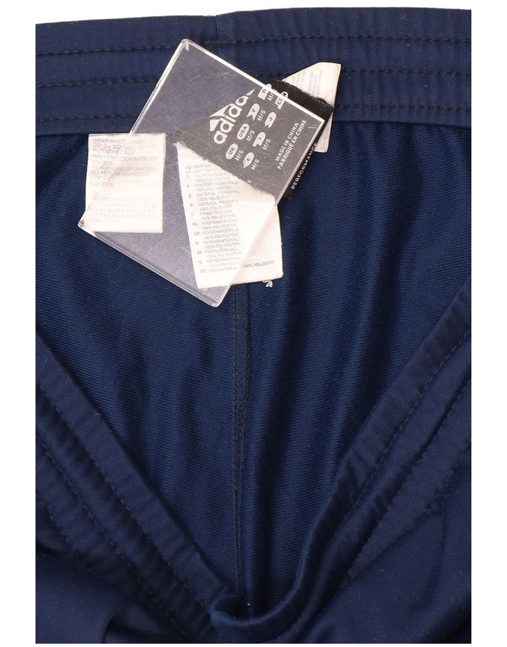 Pantaloni de trening Adidas pentru bărbați, poliester mediu albastru bleumarin