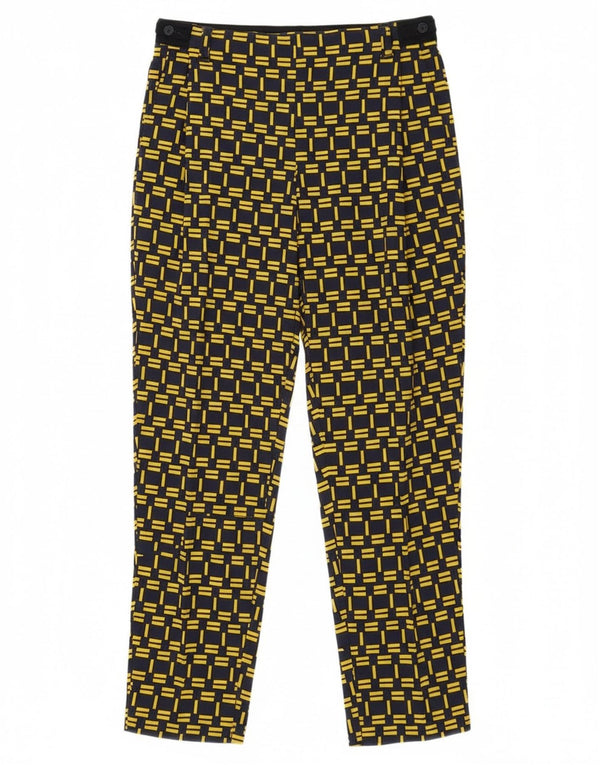 Pantaloni chino conici pentru femei de maternitate Zara XS L29 L26 galben check