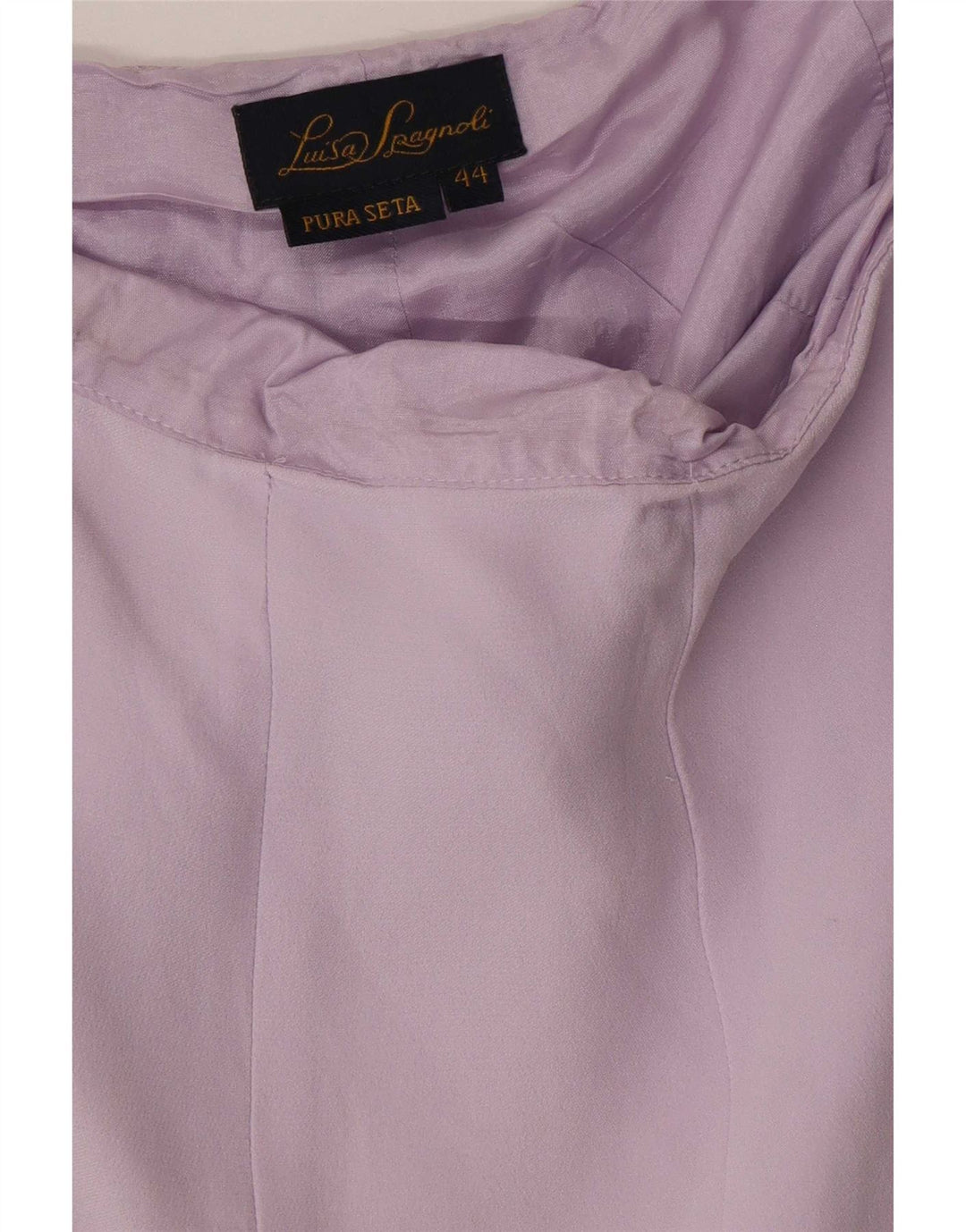 Fusta cu volane pentru femei Luisa Spagnoli IT 44 Medium W30 Mătase violet