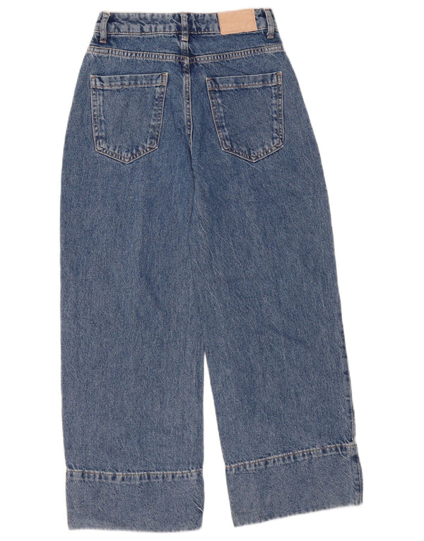 Blugi cu talie înaltă pentru femei Zara, cu talie înaltă, EU 32 2XS L22 L25 Albastru Bumbac