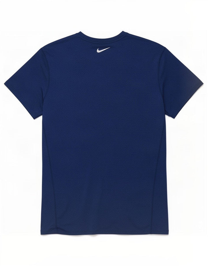 Tricou pentru bărbați Nike Dri Fit Top mic, albastru bleumarin, poliester
