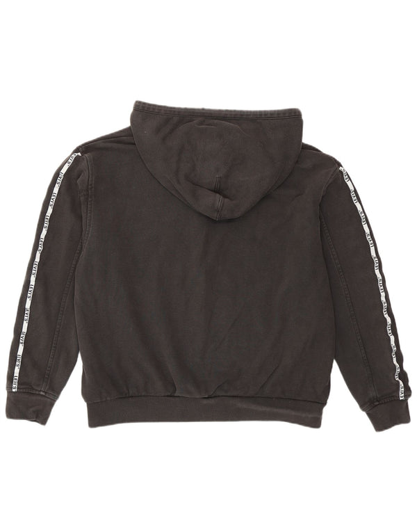 Pulover cu glugă supradimensionat cu grafic Levi's pentru femei UK 6 XS bumbac negru