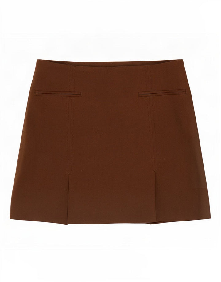 Fusta Mini Zara Femei Mica W26 Maro
