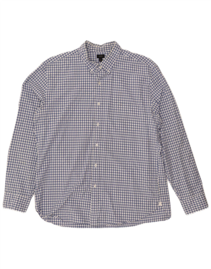 Cămașă pentru bărbați J. CREW XL Blue Check Bumbac