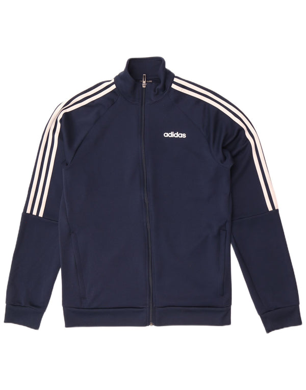 Adidas Mens Climalite Trening Top Jacket UK 40/42 Medium Bleumarin Blue