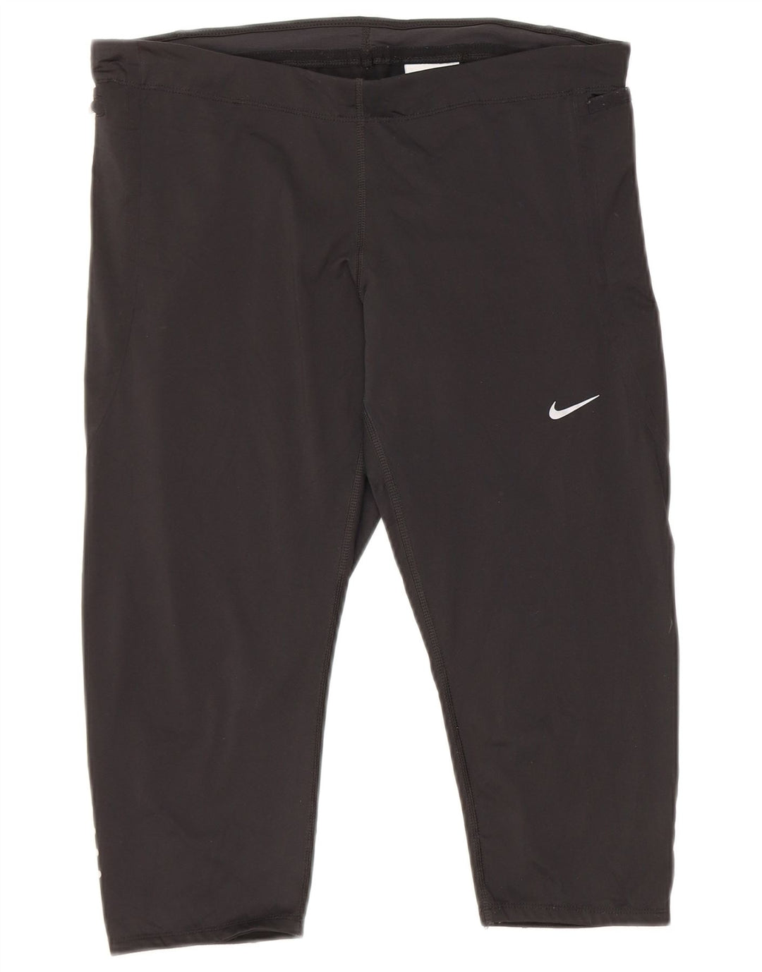 Pantaloni de trening Nike Dri Fit Capri pentru femei UK 16 Poliester negru mare