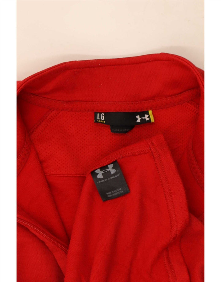 Jachetă de trening pentru femei Under Armour UK 16 Poliester roșu mare