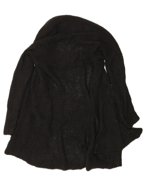Pulover cardigan deschis pentru femei Zara UK 12 Medium Negru