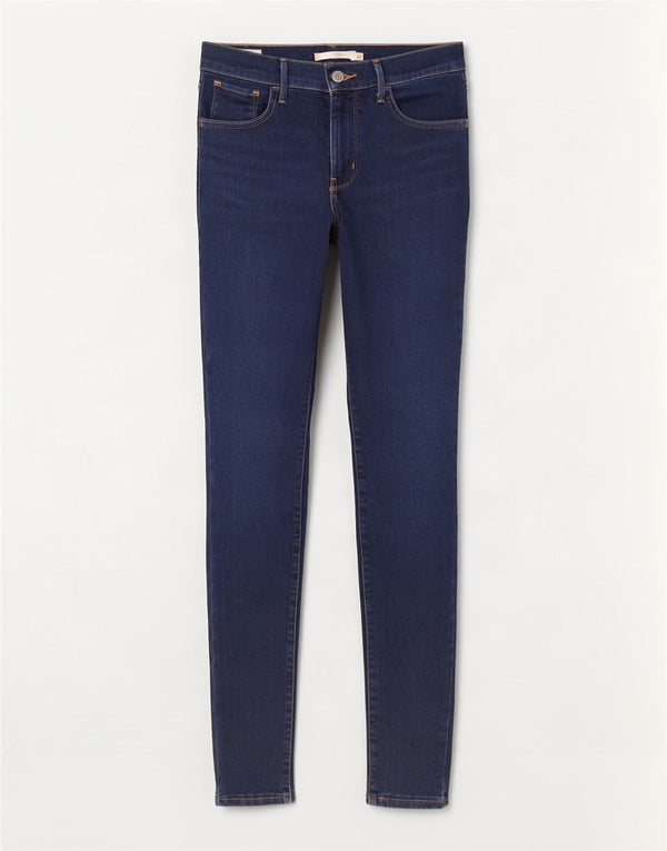 Blugi Levi's 720 Super Skinny pentru femei W27 L30 bumbac bleumarin