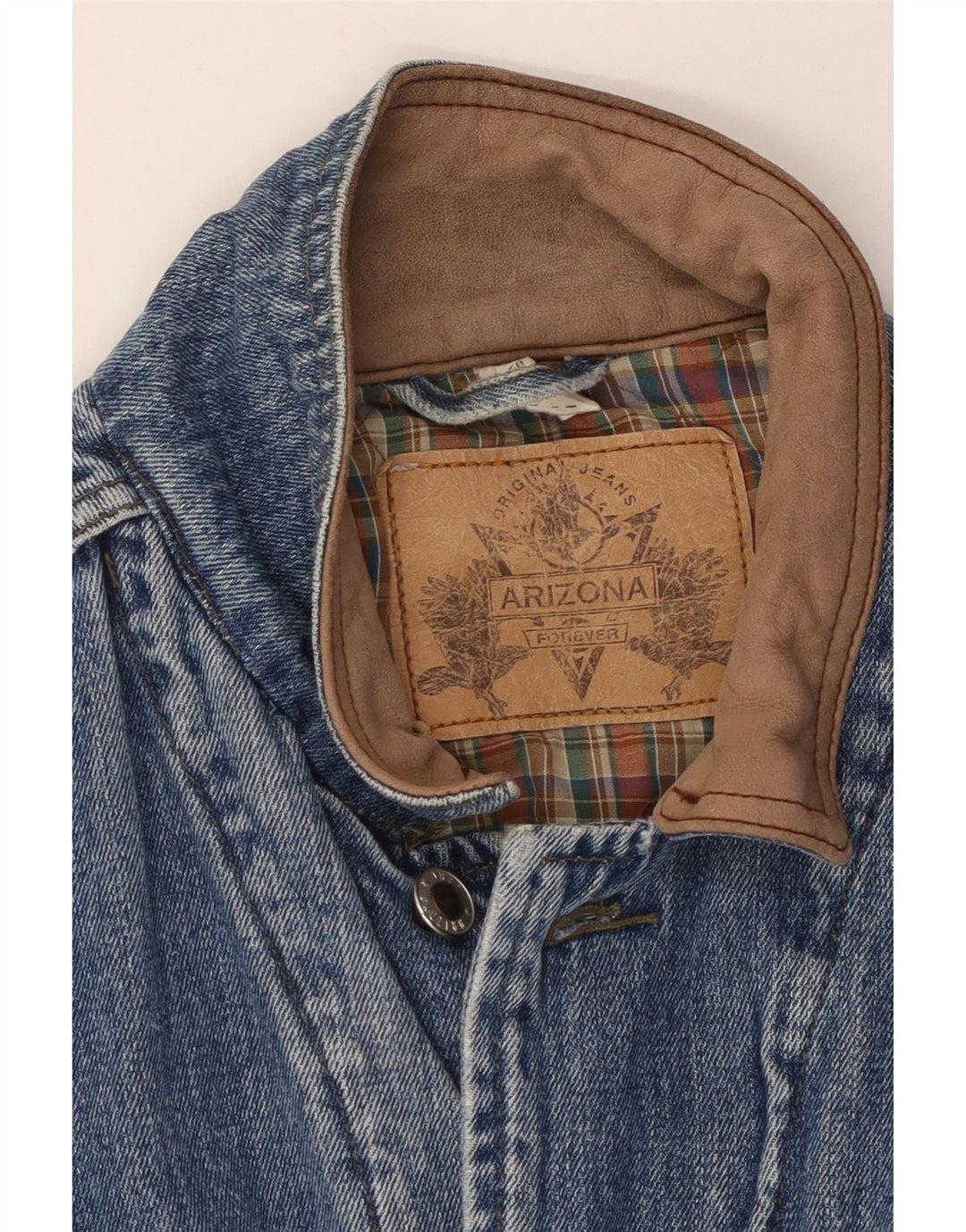 Jachetă de blugi pentru bărbați ARIZONA UK 40, mare, albastră, poliamidă