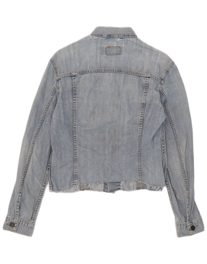 Jachetă Levi's Fete Crop Denim 10-11 Ani Bumbac Albastru Mediu