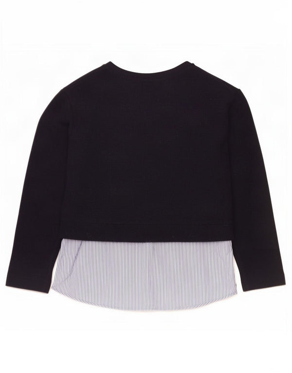 Marks & Spencer Top pentru femei cu mânecă lungă UK 14, mare, bleumarin, color block