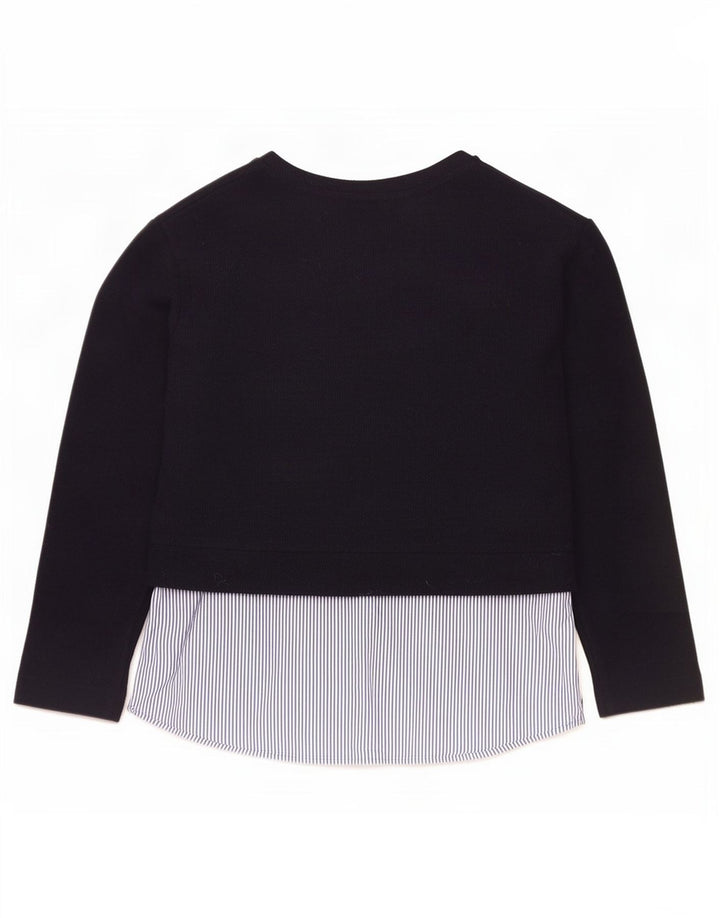 Marks & Spencer Top pentru femei cu mânecă lungă UK 14, mare, bleumarin, color block
