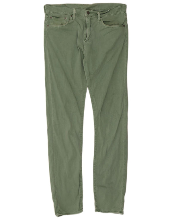 Blugi conici pentru femei Levi's 508 W32 L34 bumbac verde
