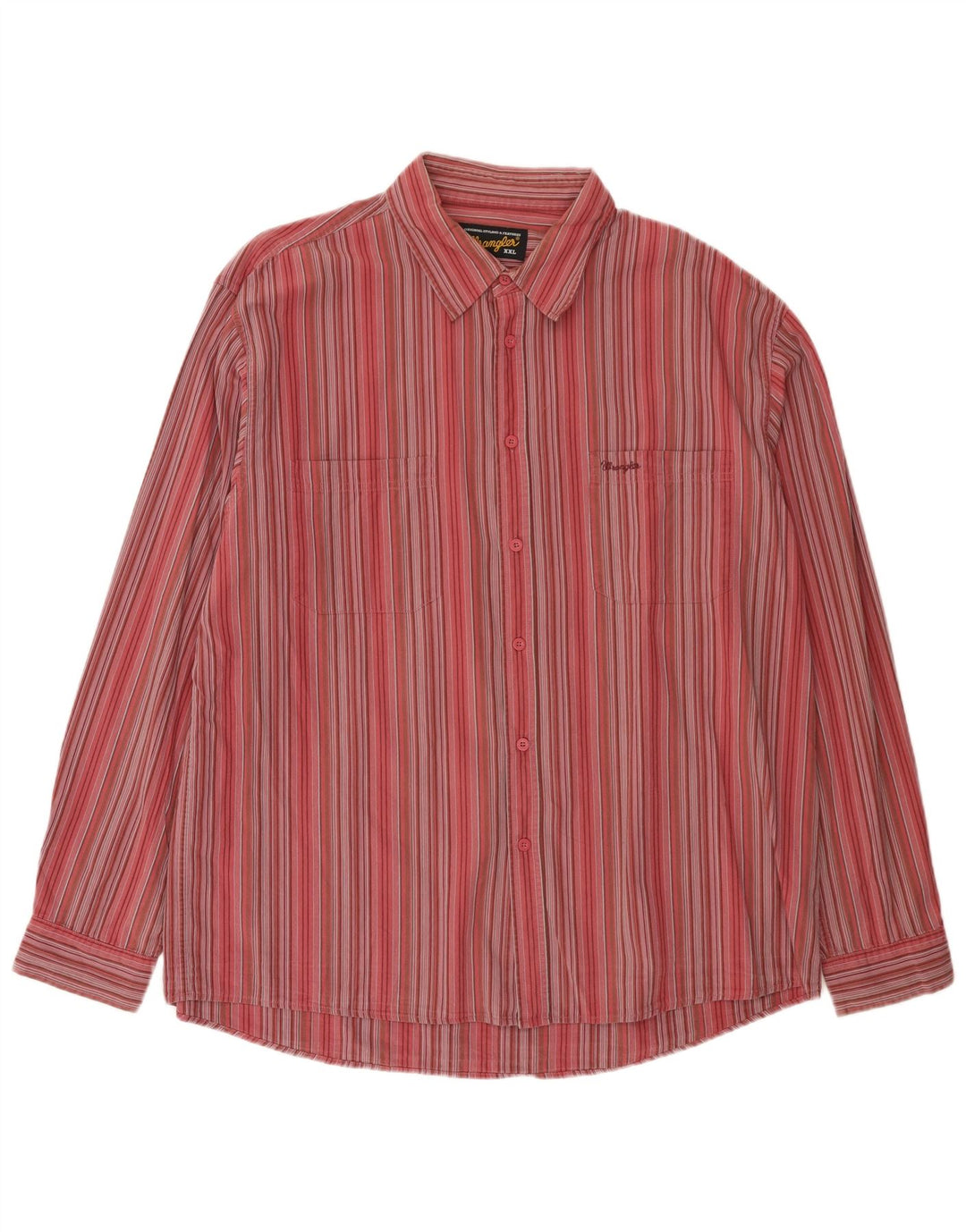 Cămașă pentru bărbați Wrangler 2XL bumbac cu dungi roșii