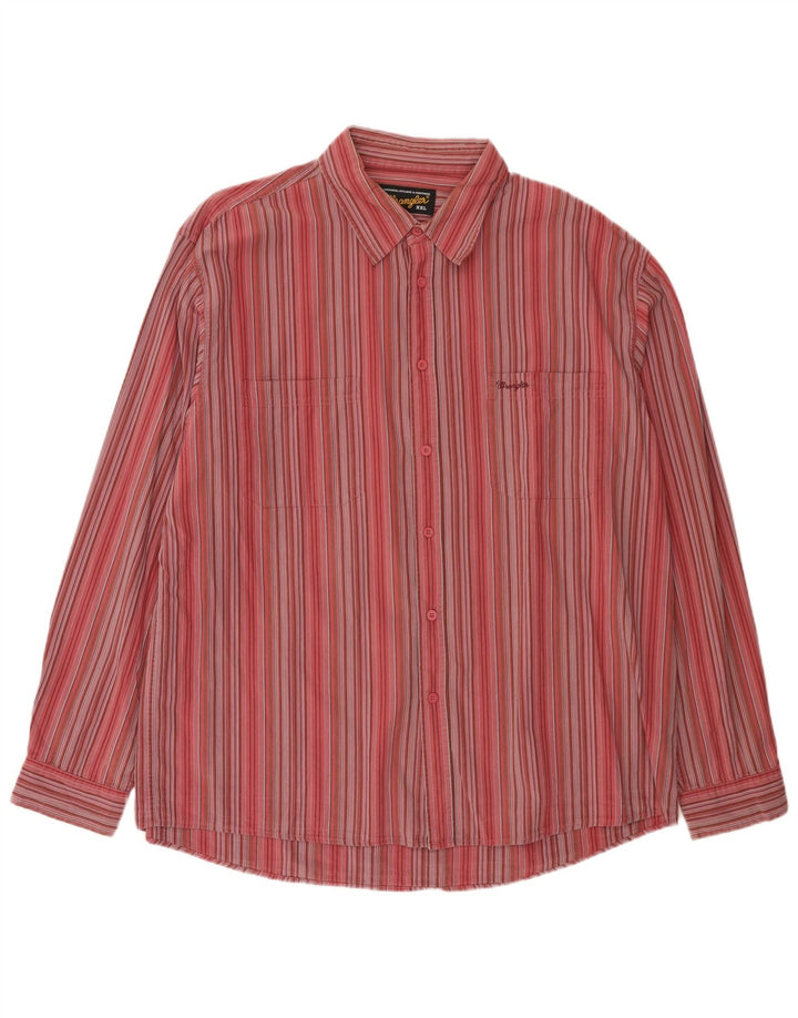 Cămașă pentru bărbați Wrangler 2XL bumbac cu dungi roșii