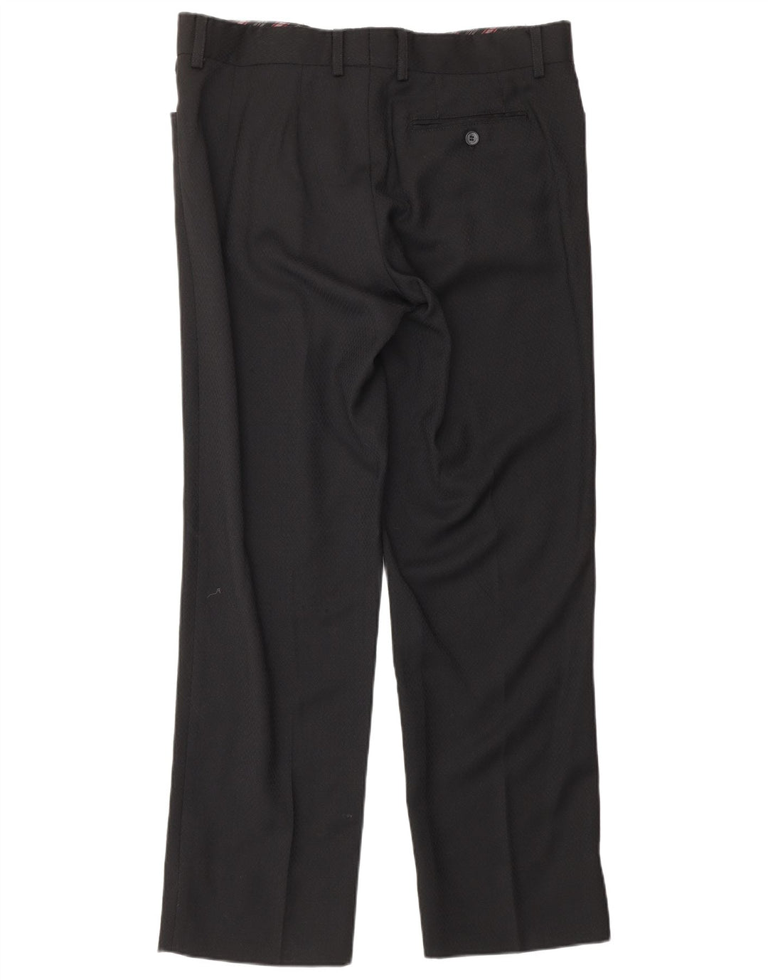 Costum 2 piese pentru bărbați DOLCE & GABBANA IT 50 mare W36 L31 lână neagră neagră