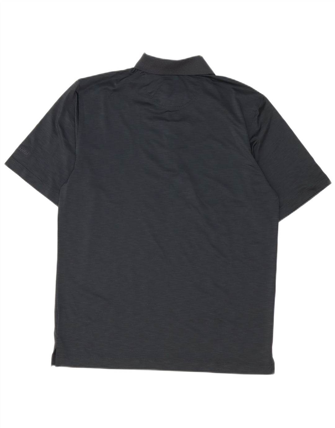 Cămașă polo Greg Norman pentru bărbați, poliester negru mic