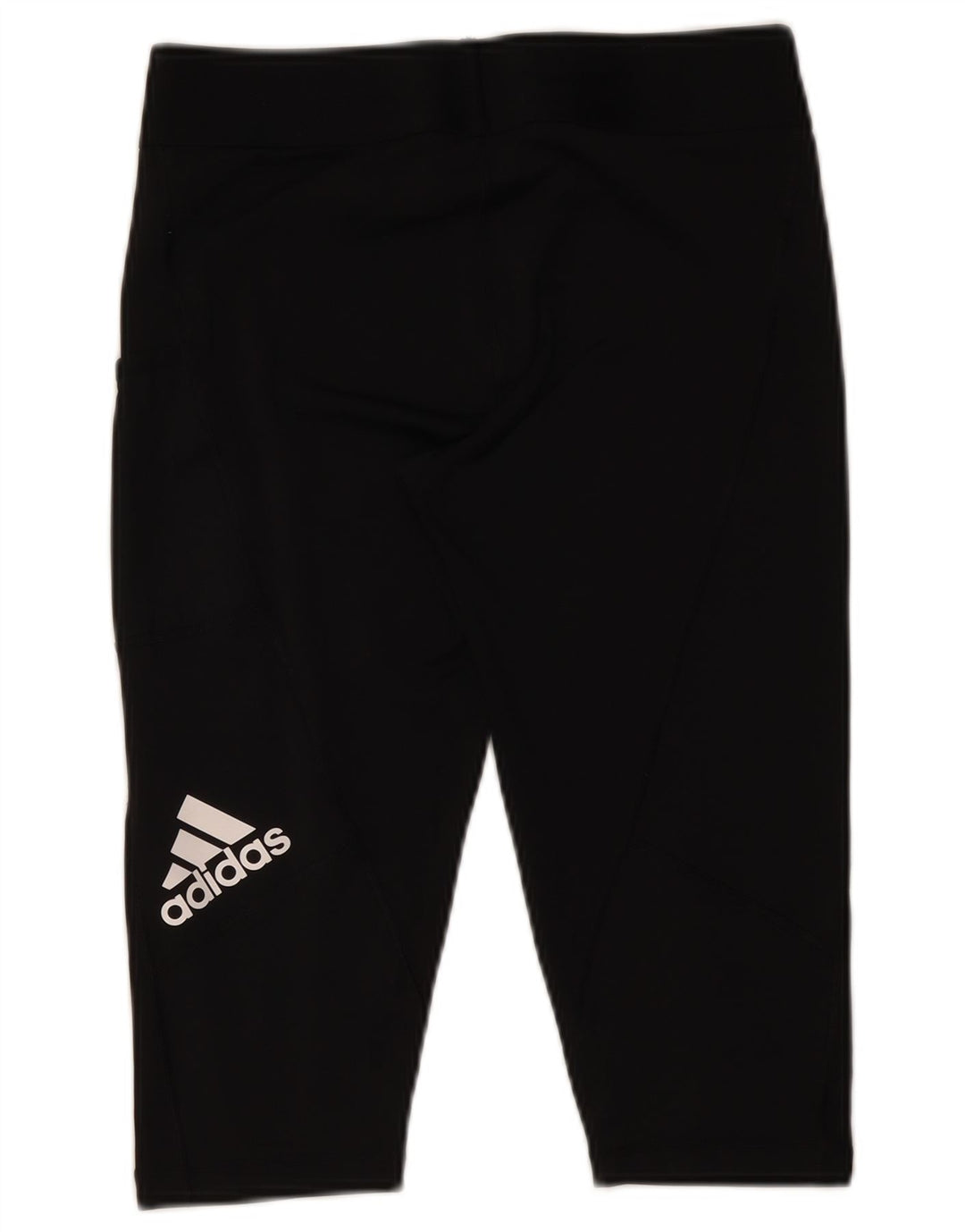Leggings ADIDAS Graphic Capri pentru femei UK 12/14 Medium Black