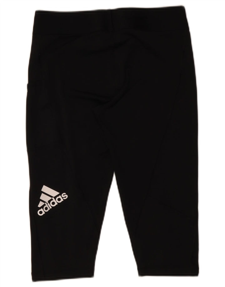 Leggings ADIDAS Graphic Capri pentru femei UK 12/14 Medium Black