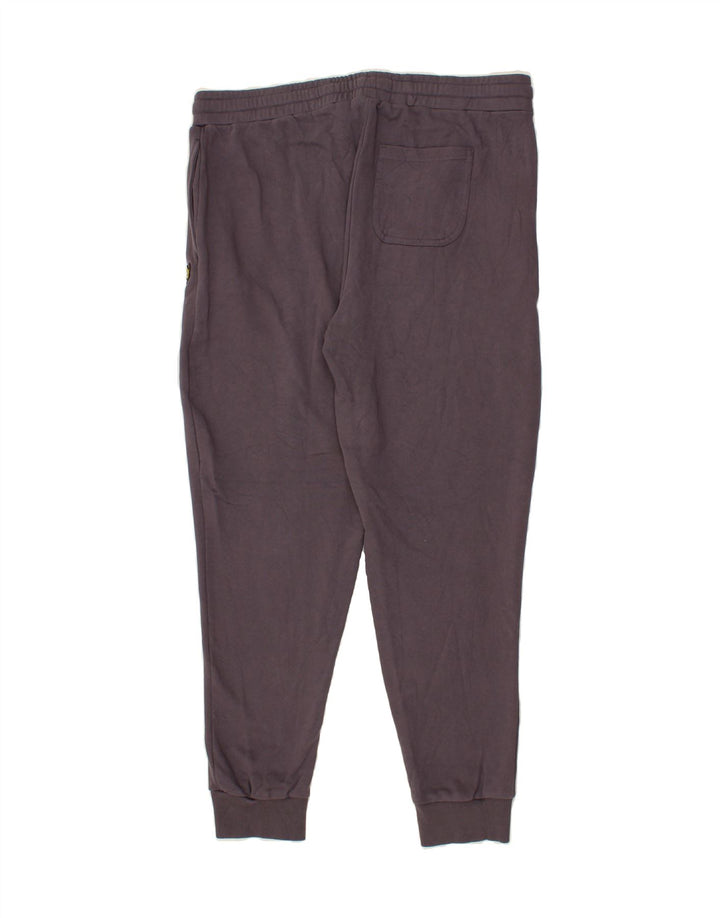 LYLE & SCOTT Womens Tracksuit Trousers Joggers 2XL Grey Cotton Vintage Lyle & Scott and Second-Hand Lyle & Scott from Messina Hembry 