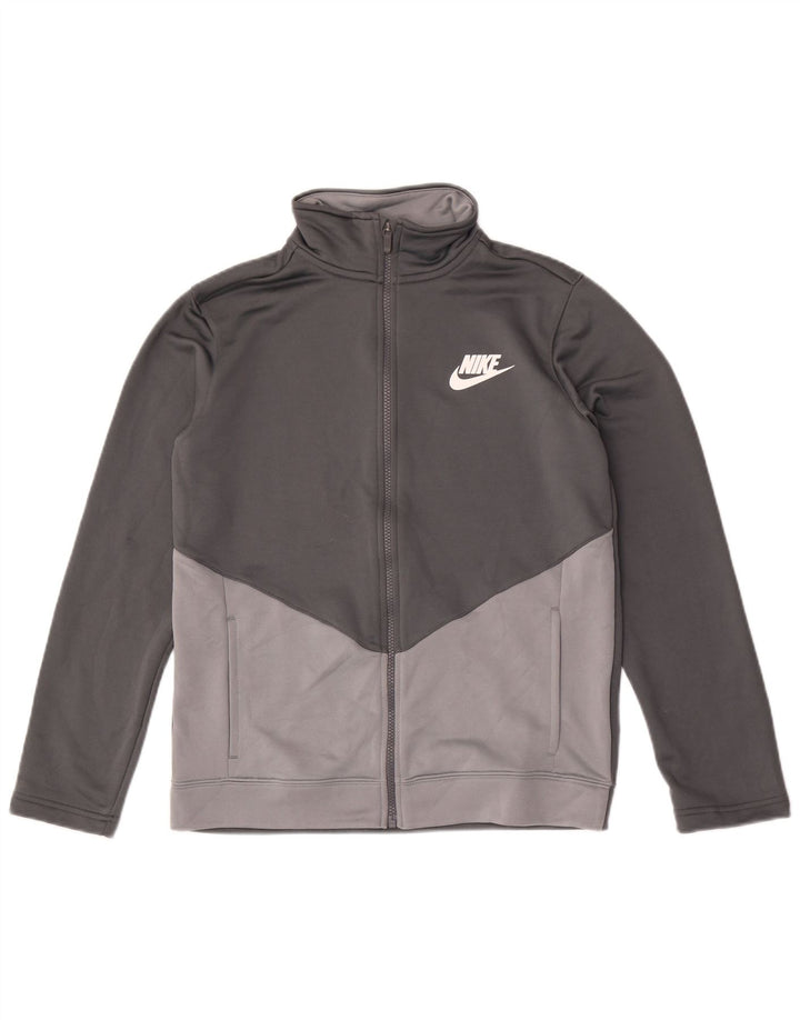 Jachetă de trening Nike pentru băieți 13-14 ani XL Gri Poliester color bloc